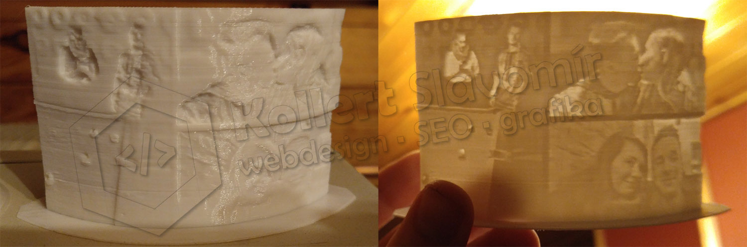 litografie,3D tisk,3D foto,dárek