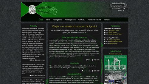 Jestřábí jezdci - klubové webové stránky motorkářů z Radvanic.