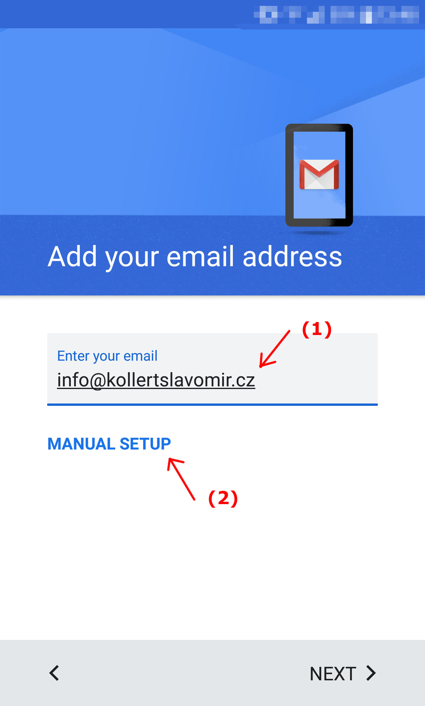 Jak napojit e-mail na mobil?